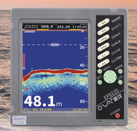 OVA Marinelite EP8118S echo sounder